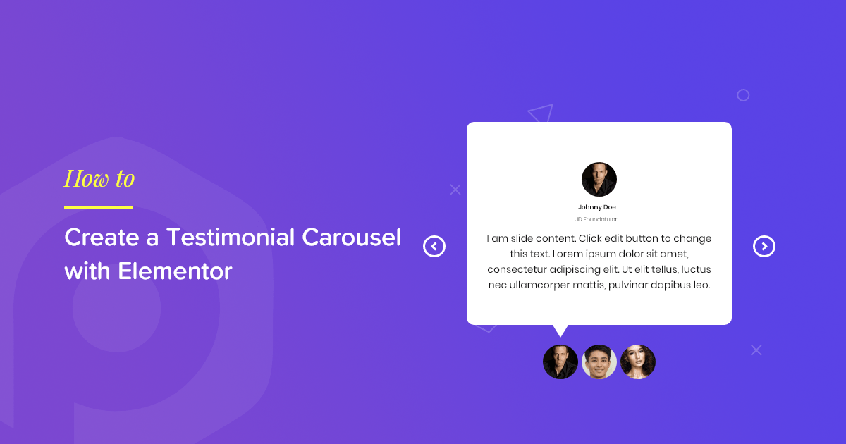 Testimonial Widget How to Create a Testimonial Carousel with Elementor