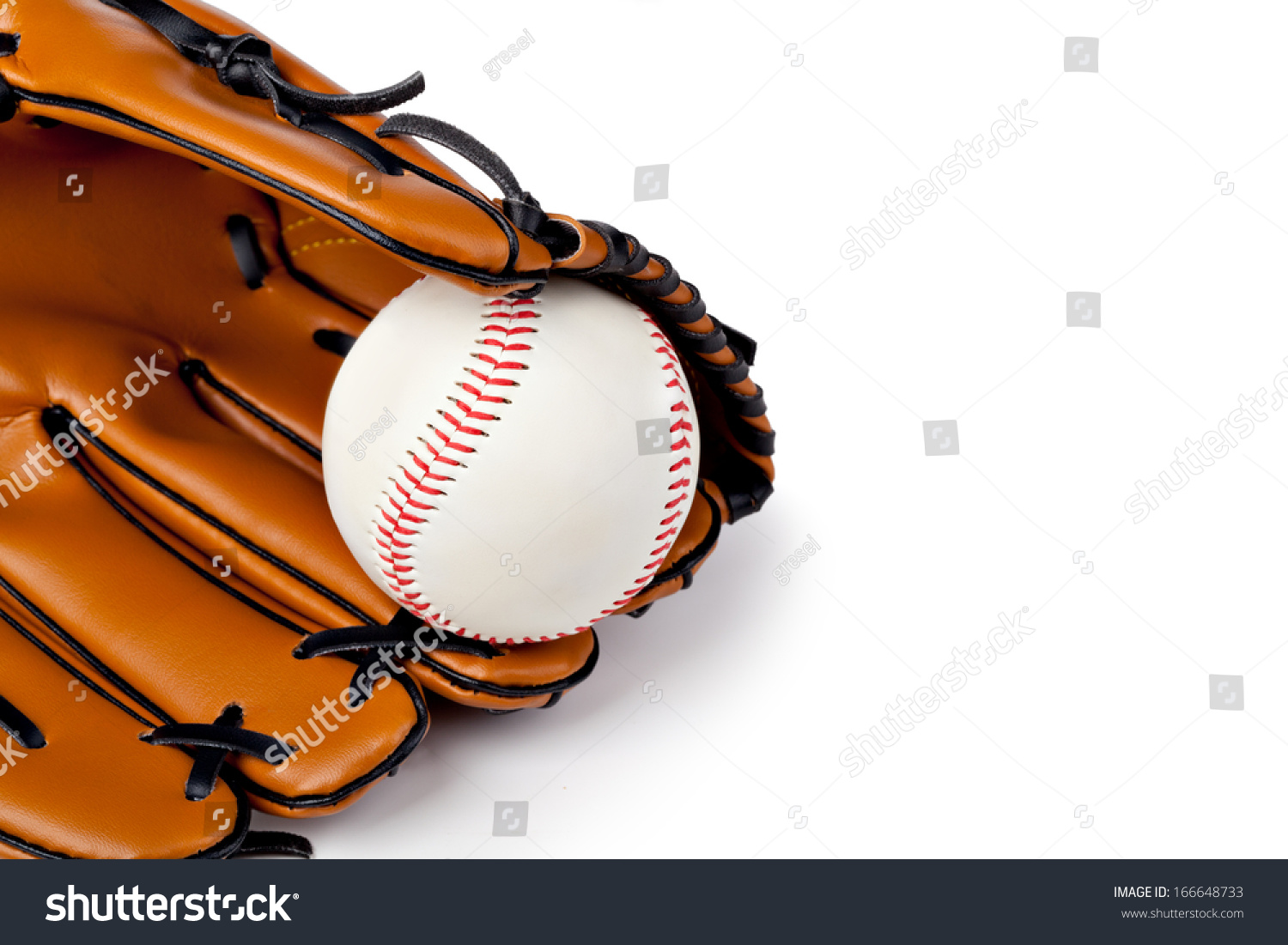 PowerPoint Template softball field baseball isolated on white