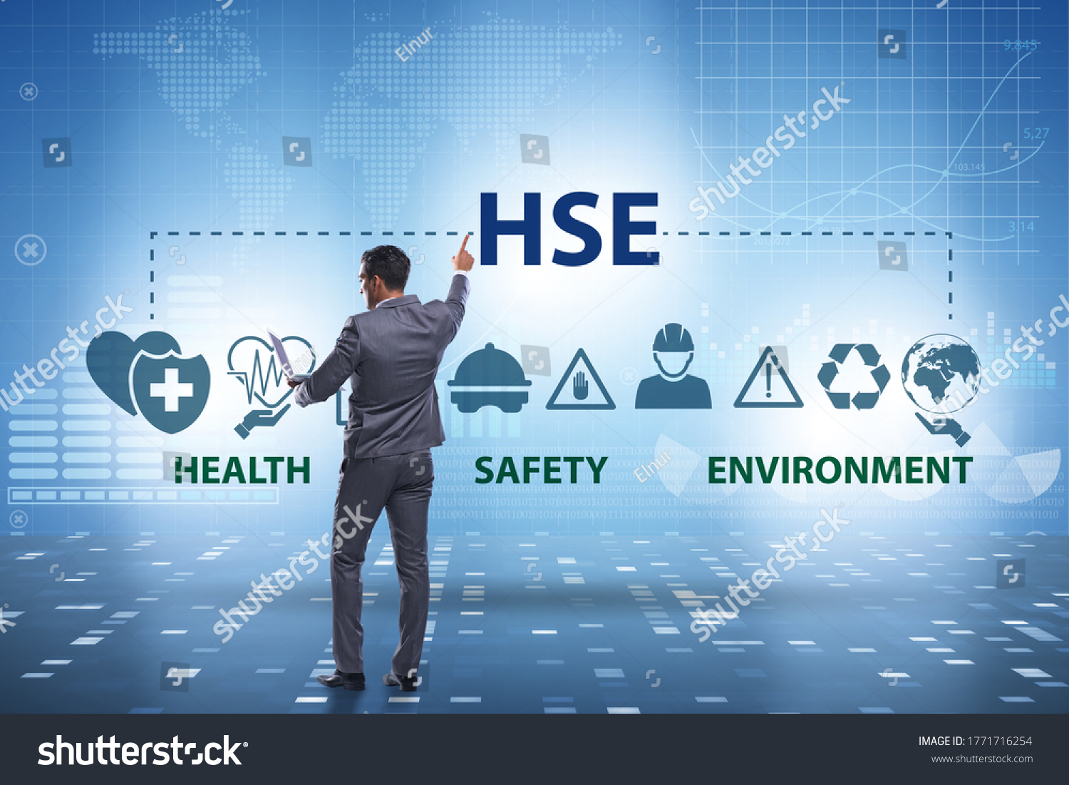 PowerPoint Template occupational health safety hseconceptfor