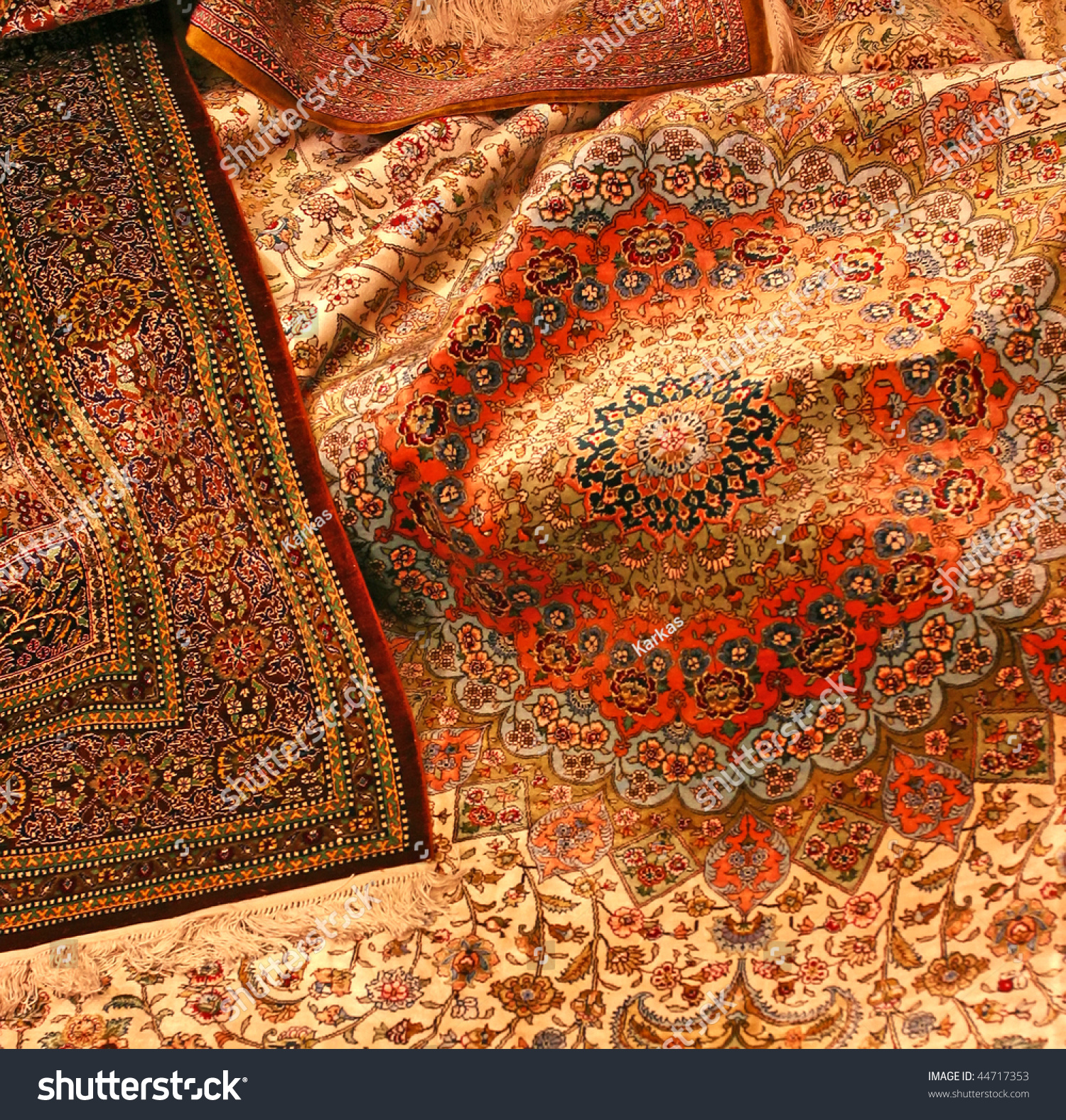 PowerPoint Template silk industry persian carpet (lloiokmk)