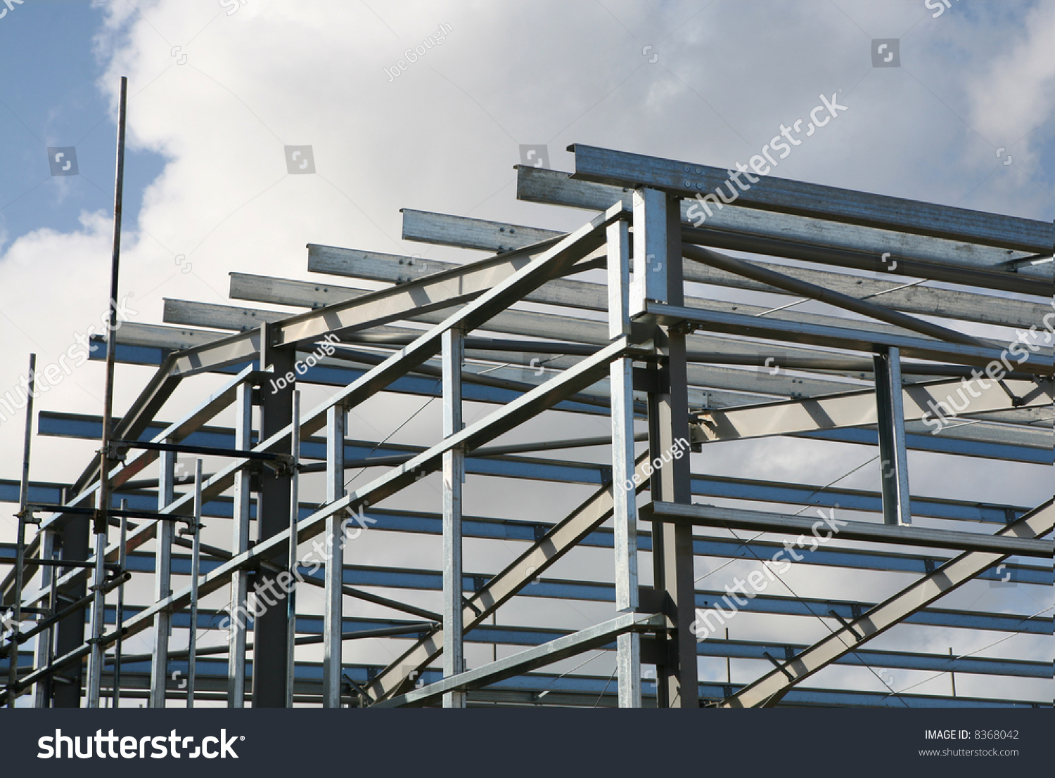 PowerPoint Template steel structures framework (pknphlj)