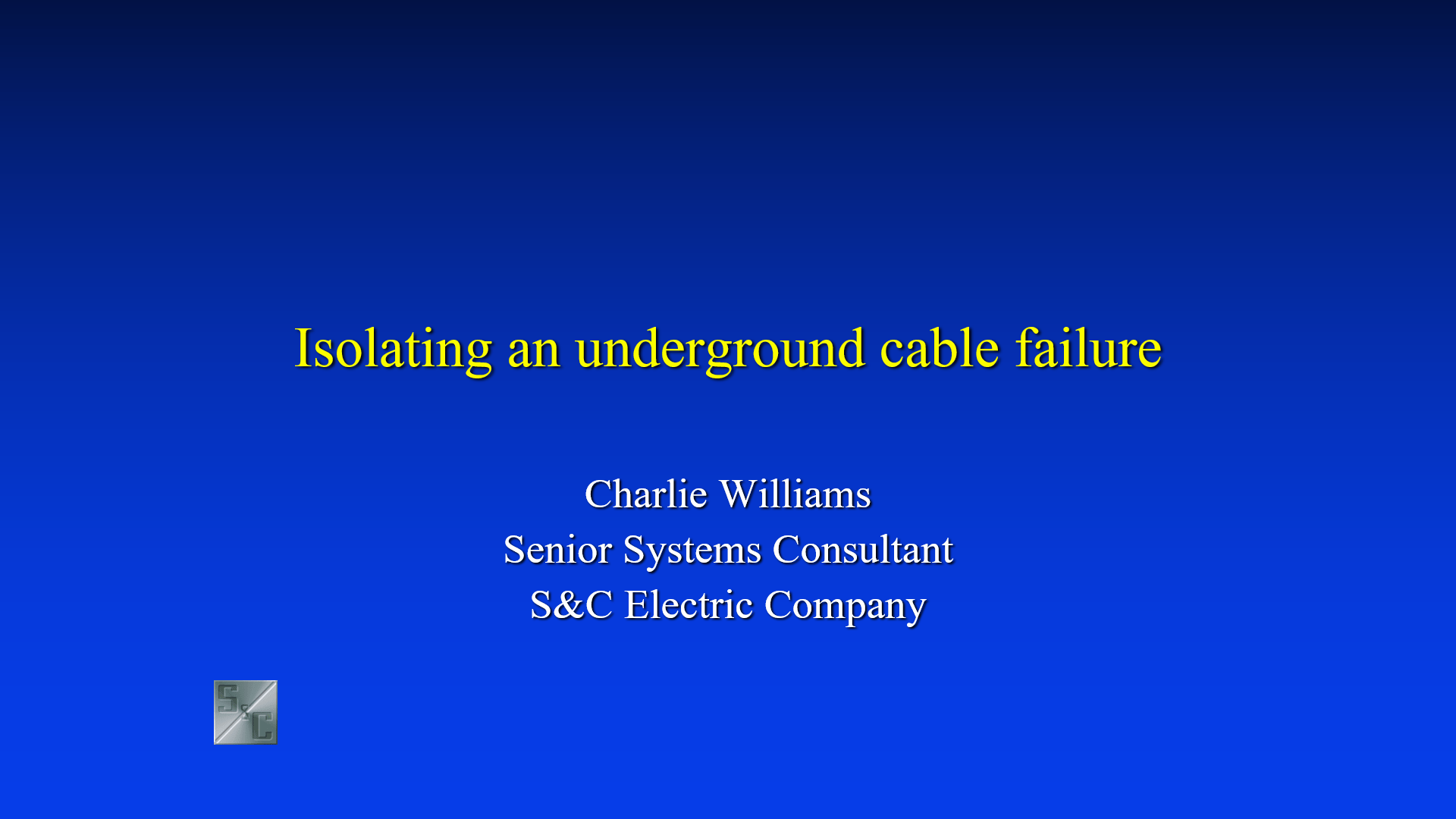 Isolating An Underground Cable Failure Power Quality Blog