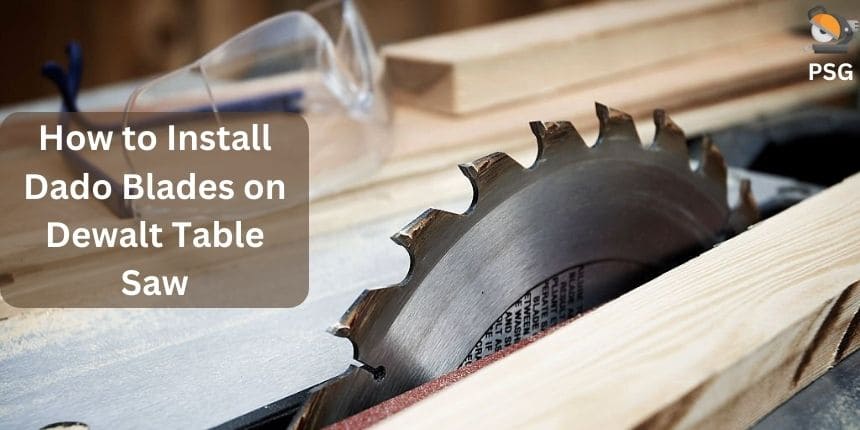 How to Install Dado Blades on Dewalt Table Saw Step By Step Guide