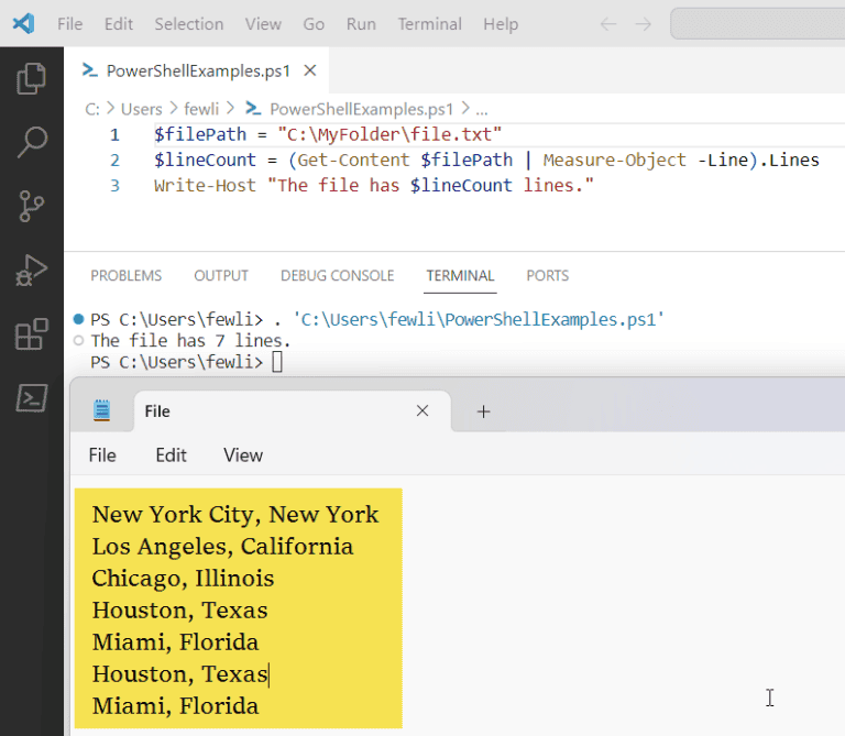 How to Count Lines in a File in PowerShell? PowerShell FAQs