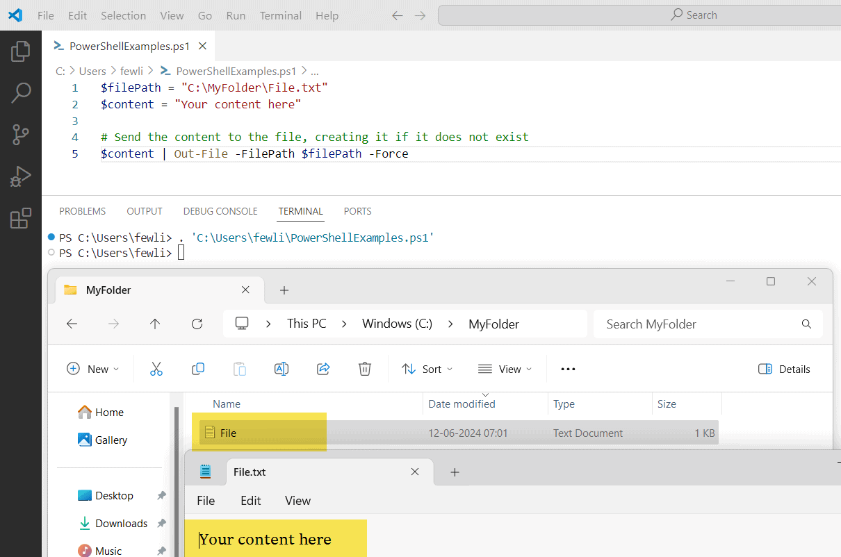 How To Create File If Not Exists In PowerShell?