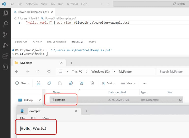 How to Write String to File in PowerShell