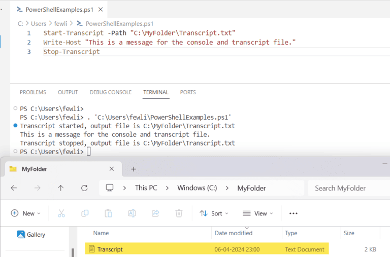 PowerShell WriteHost to File [With Examples] PowerShell FAQs