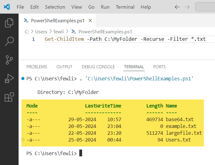 How to search for files recursively in PowerShell? PowerShell FAQs