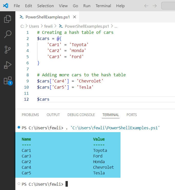 How to Create Variables with Multiple Values in PowerShell