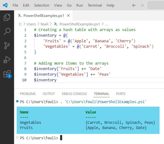 How to Create Variables with Multiple Values in PowerShell