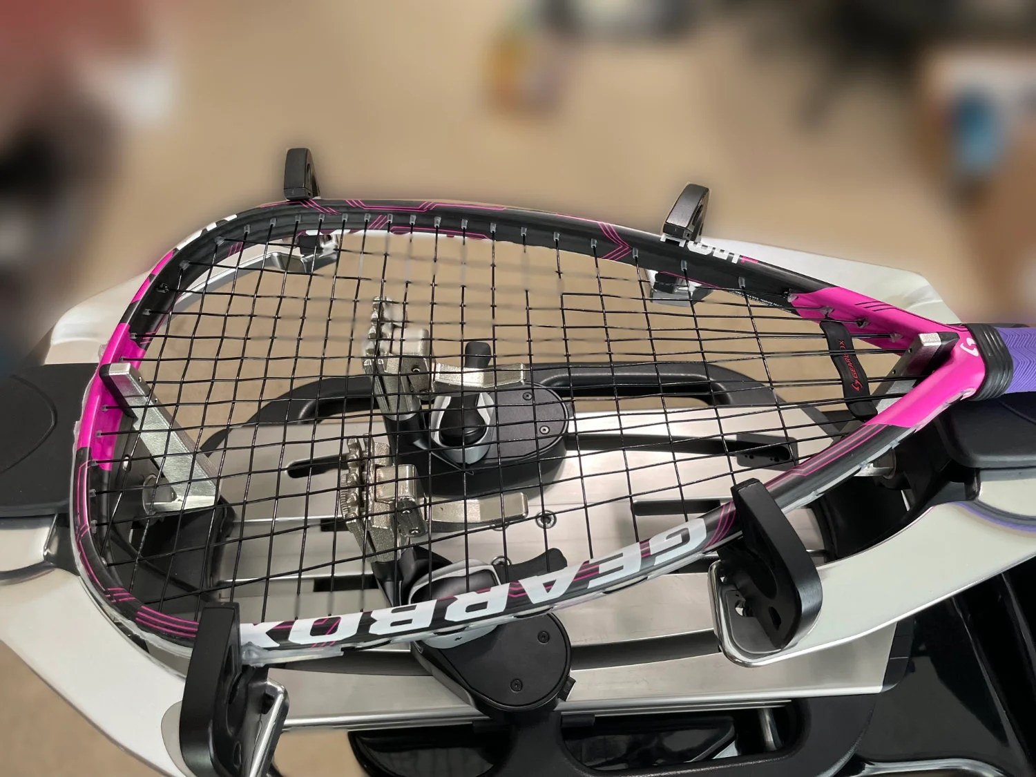 Racquetball Stringing POWERSHOT STRINGING