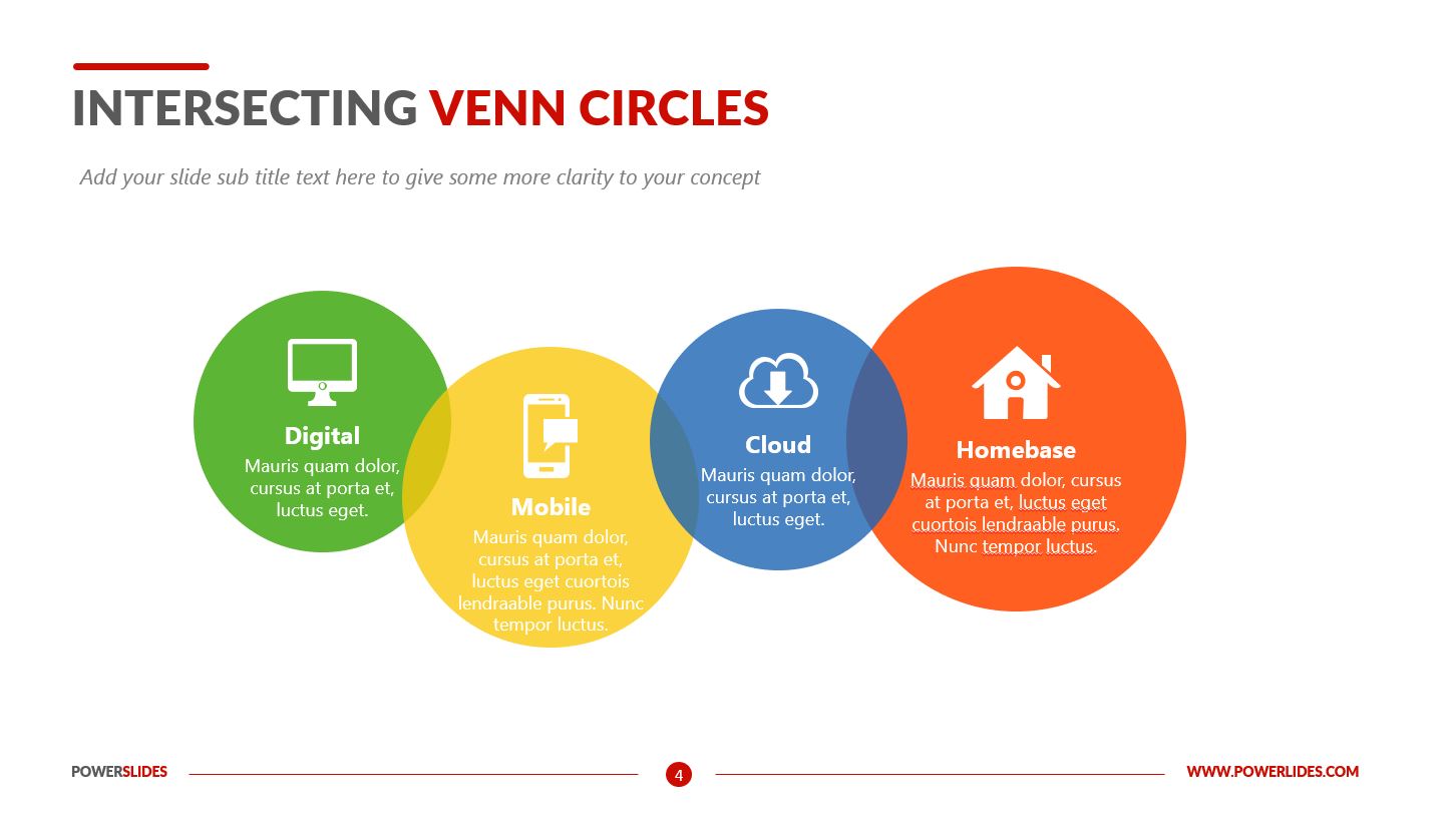Creative Venn Diagram Templates | Powerslides™
