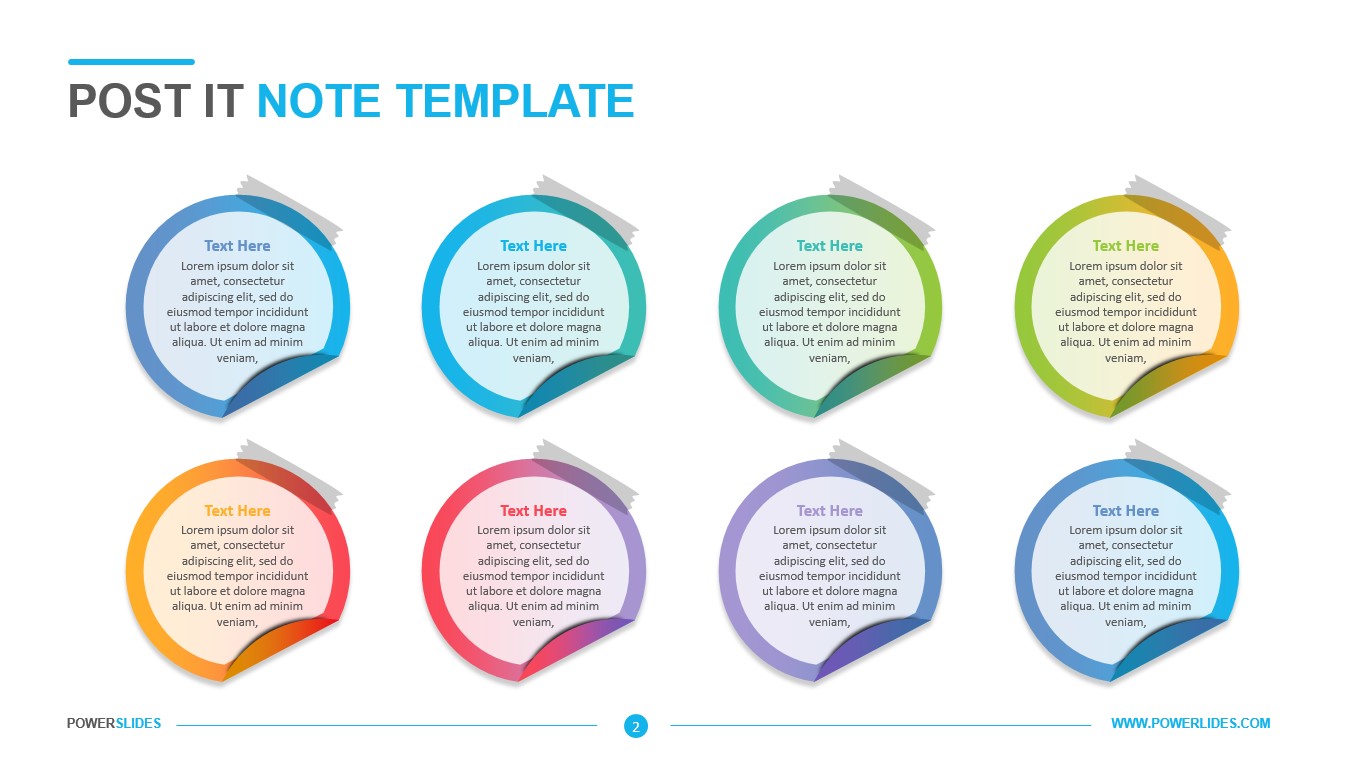 Post It Note Template Download & Edit PowerSlides™