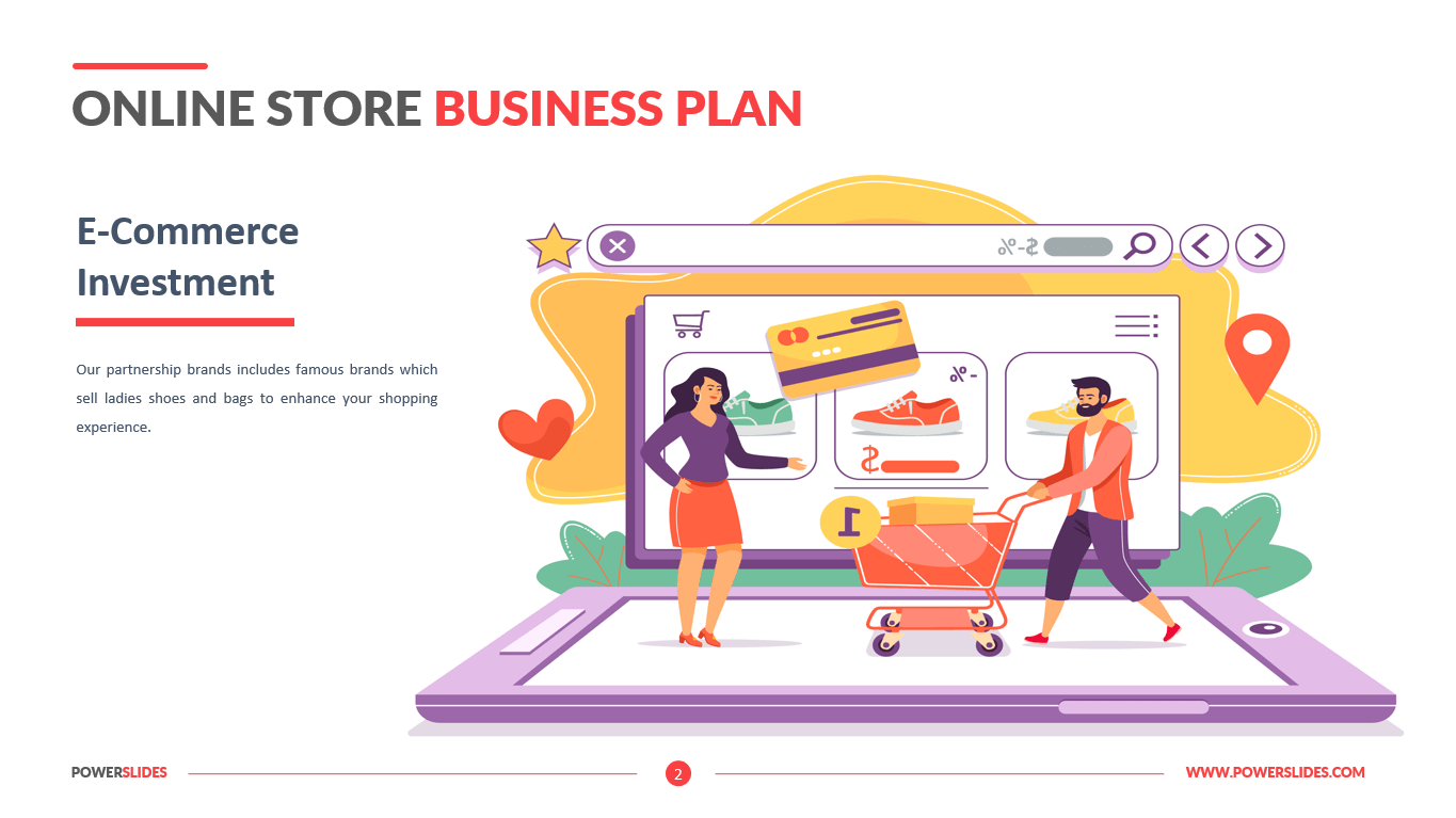 Online Store Business Plan Template PowerSlides™