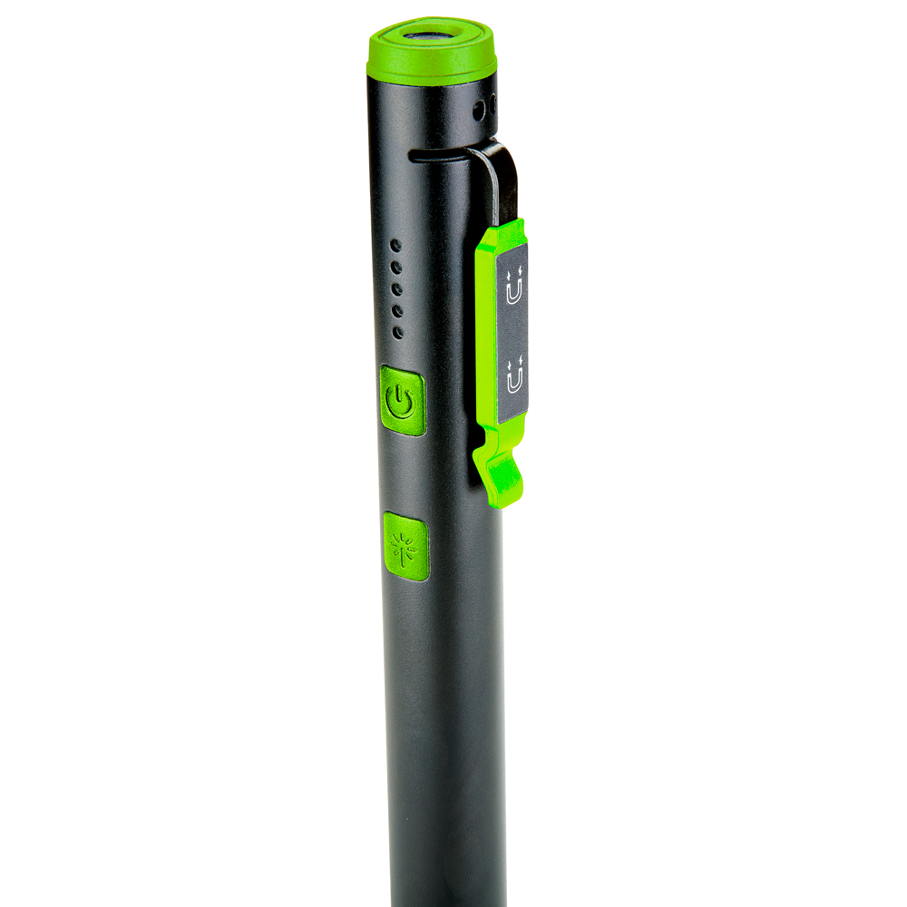 RECHARGEABLE LED INSPECTION PEN LIGHT WITH UV AND LASER PowerSmith