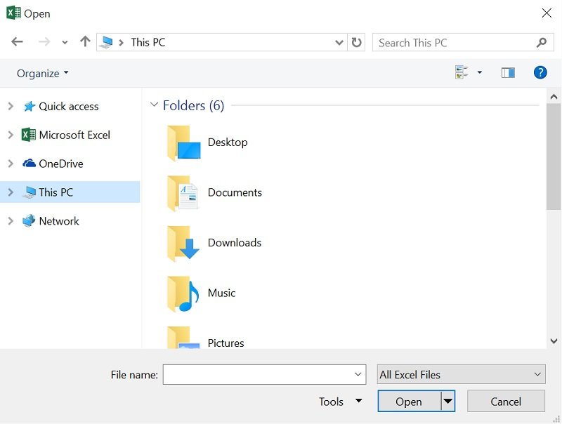 Excel vba open and read excel file
