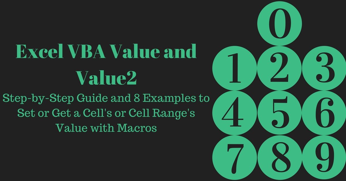 Excel VBA Value and Value2 StepbyStep Guide and 8 Examples