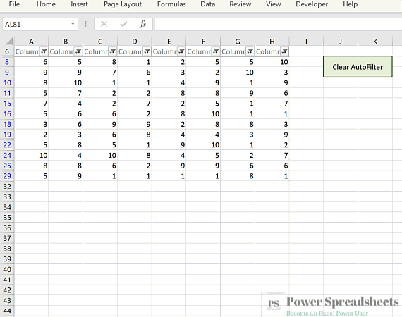 Excel VBA AutoFilter 19 StepbyStep Examples to Filter