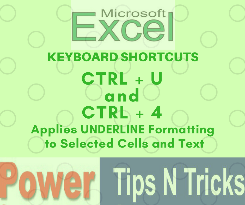 Underline in excel lokasinnatural