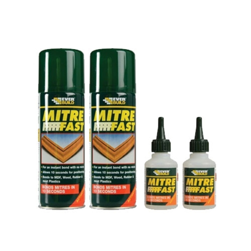 Everbuild Mitre Fast Bonding Kit Standard (TWIN PACK)