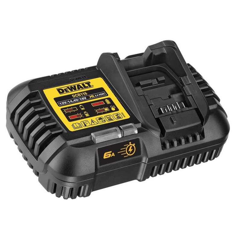 Dewalt DCB546 18v 54v XR Flexvolt 6.0ah Battery Twin Pack + DCB116 Fast Charger PowerToolMate