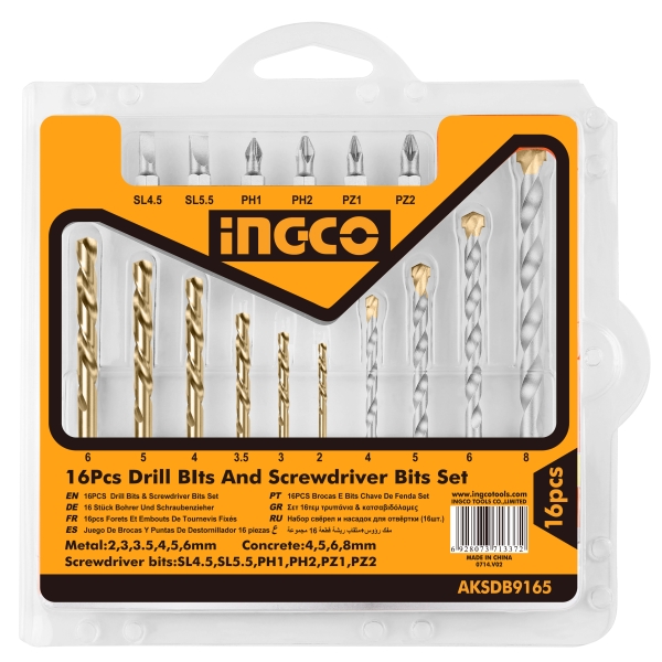 INGCO 16PCS drill bits Power Tools Sri Lanka