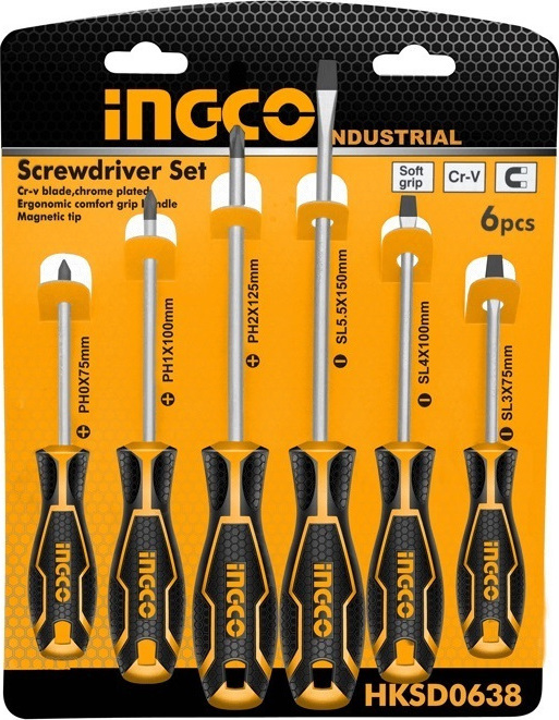 INGCO 6PCS SCREWDRIVER SET Power Tools Sri Lanka