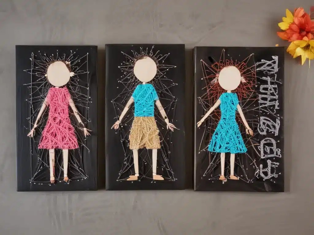Create String Art Wall Hangings with Your Family Power Tools Pros