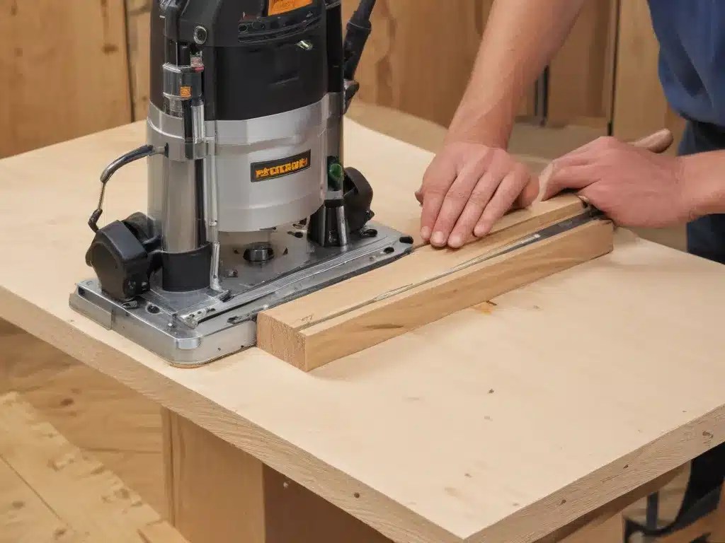 Plunge Cutting Mortises with a FixedBase Router Power Tools Pros