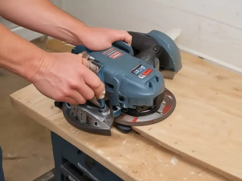 Proper Hand Placement When Using Power Sanders And Grinders Power