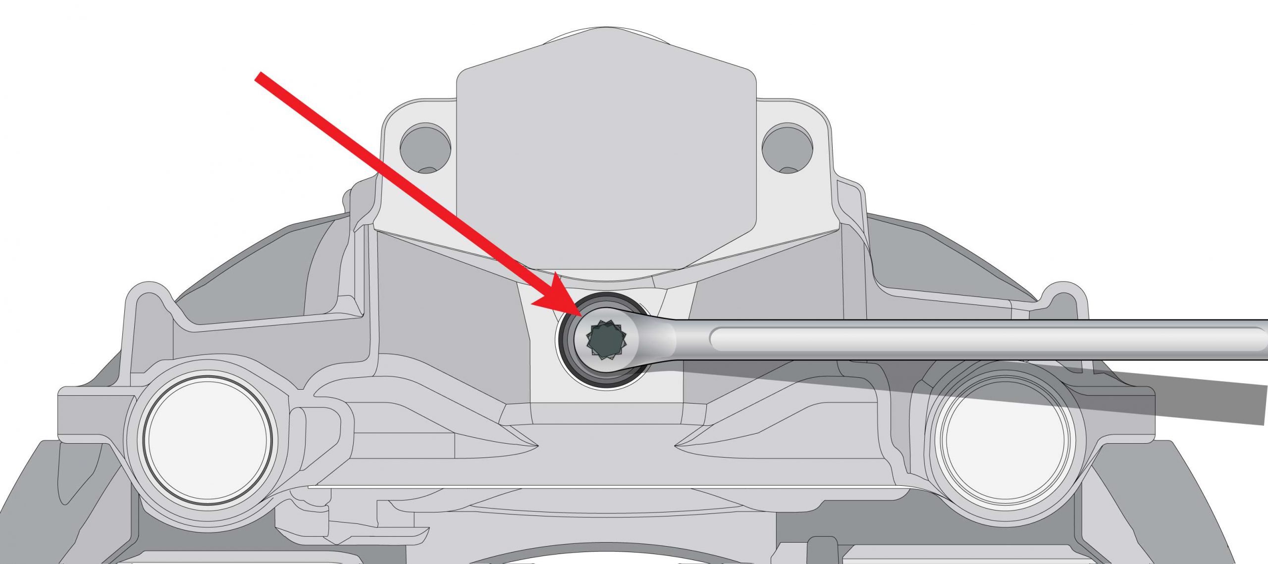 Disc Brake Callipers, Check and Adjust Power Torque