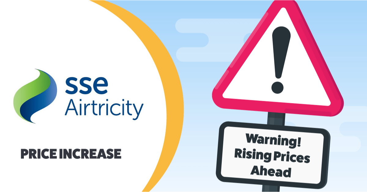 SSE Airtricity to increase electricity prices for the second time this
