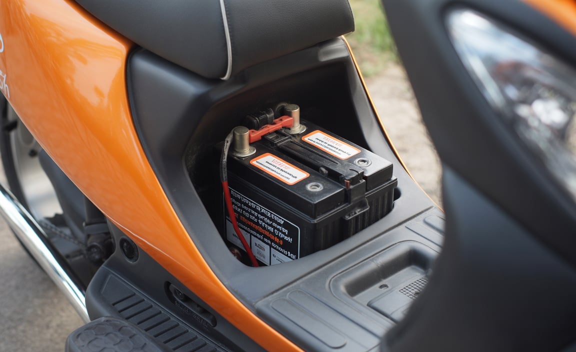 Installing a Moped Battery