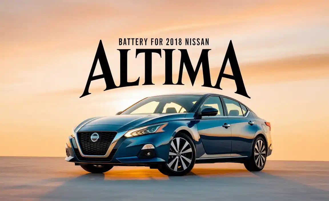 Signs Your 2018 Nissan Altima Battery Needs Replacing