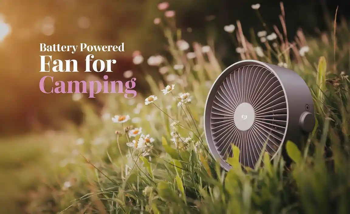 Top Battery Powered Fans for Camping in 2023