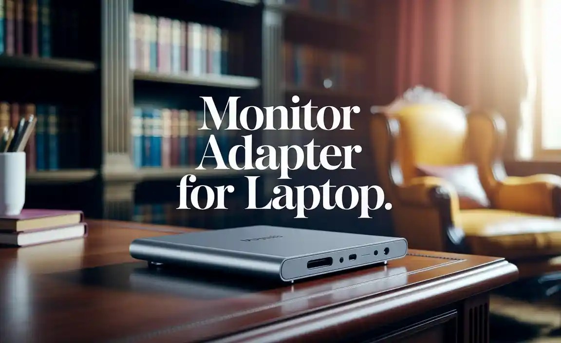 Monitor Adapter For Laptop