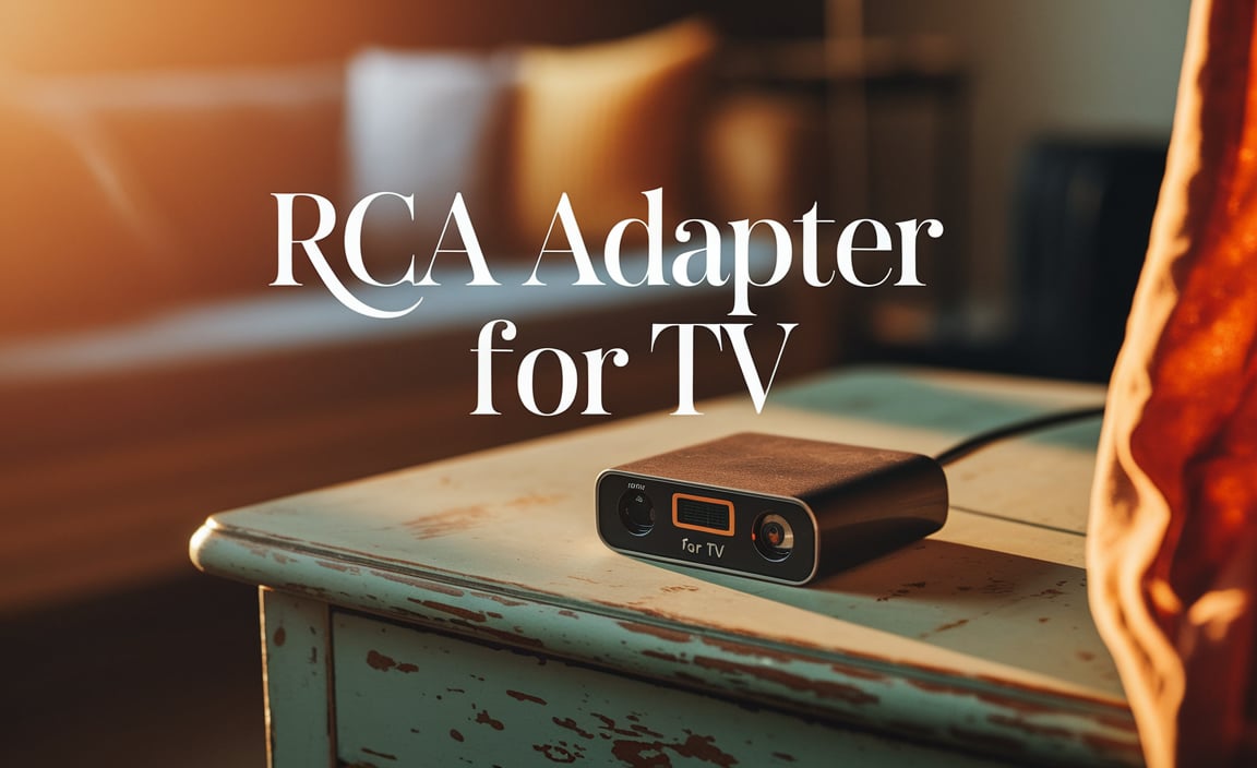 RCA Adapter for TV