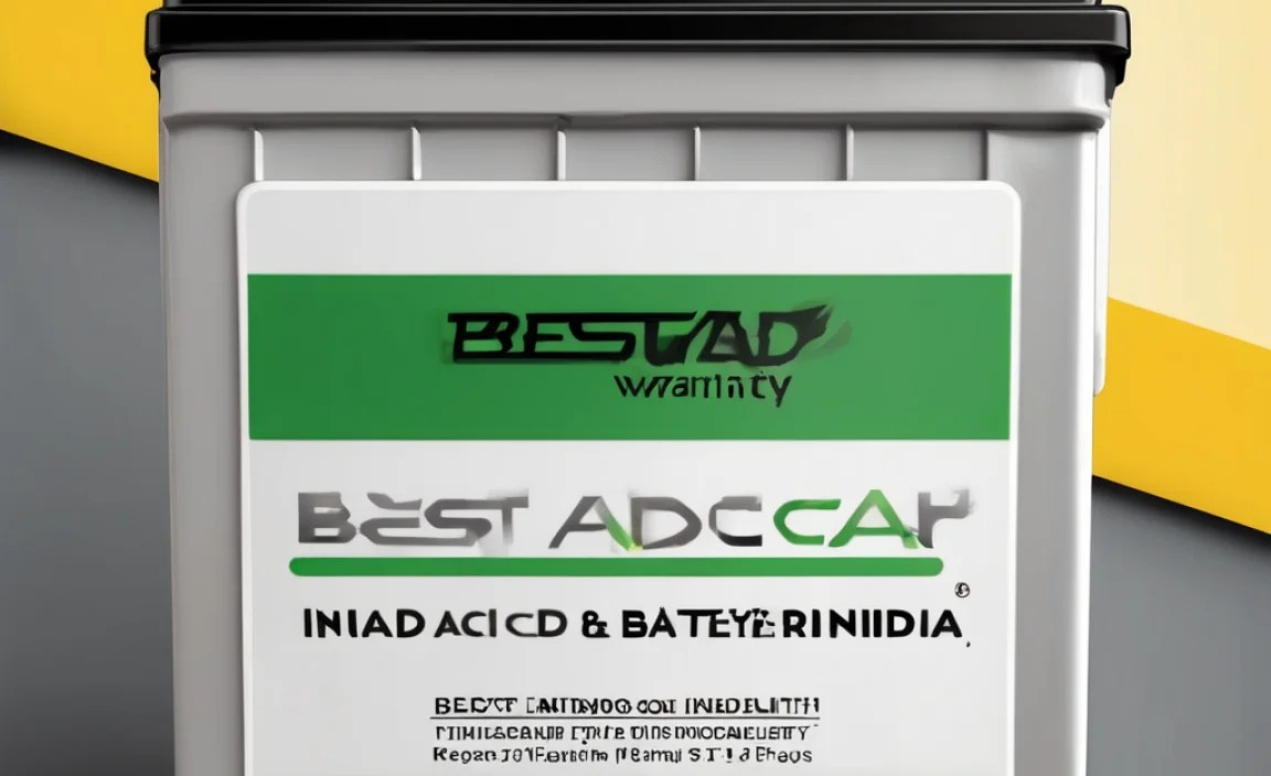 best lead acid car battery with warranty in india