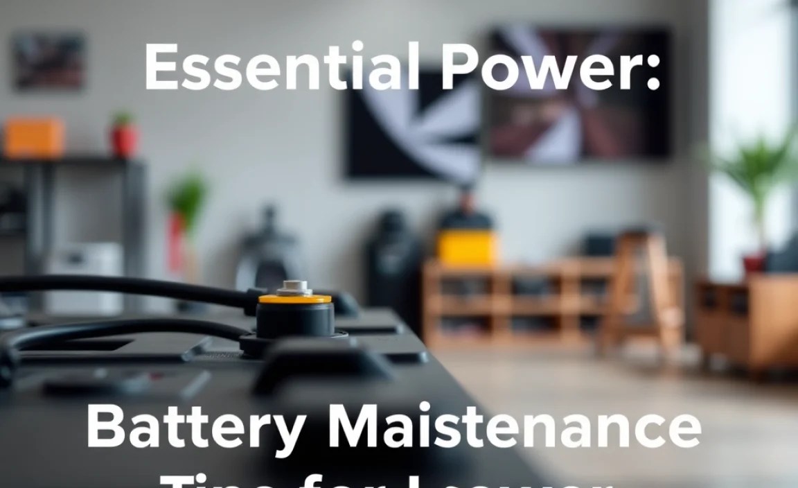 Battery Maintenance Tips for Longevity