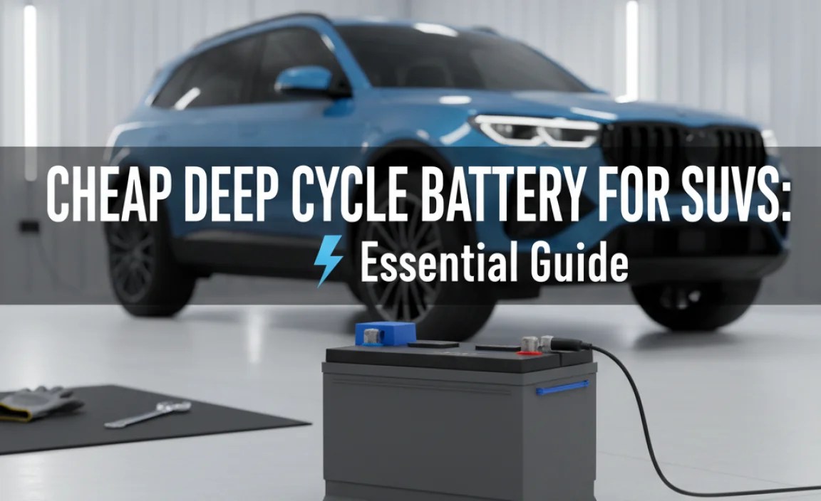 Cheap Deep Cycle Battery For SUVs: Essential Guide