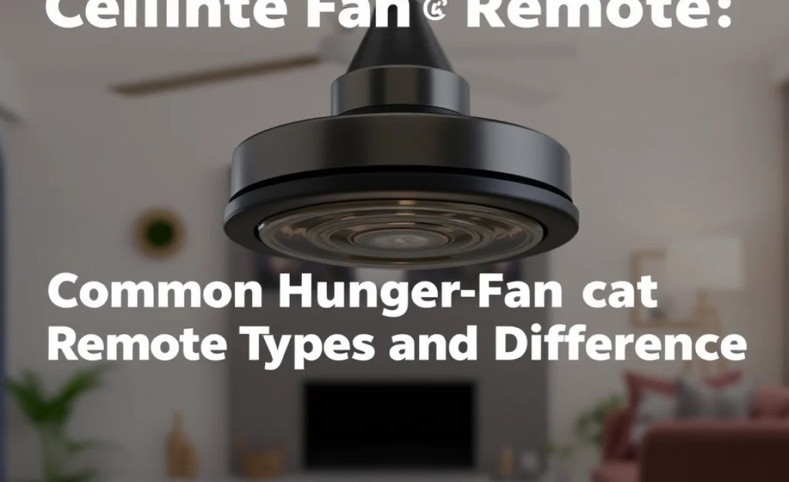 Common Hunter Ceiling Fan Remote Battery Types and Their Differences