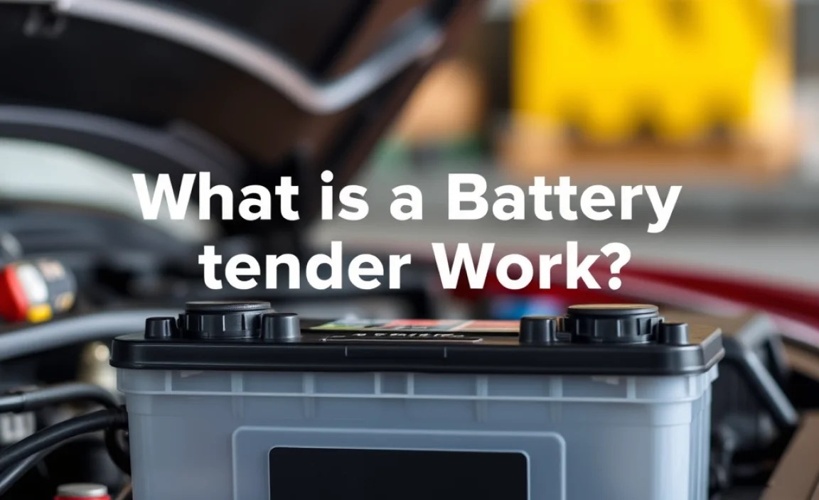 How Does a Battery Tender Work?