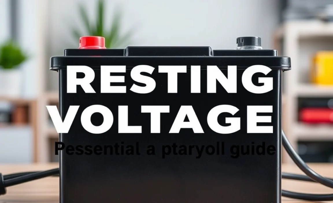 Resting Voltage: Essential Car Battery Guide