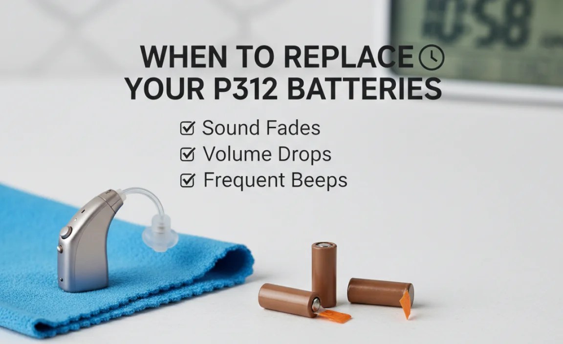 When to Replace Your P312 Batteries