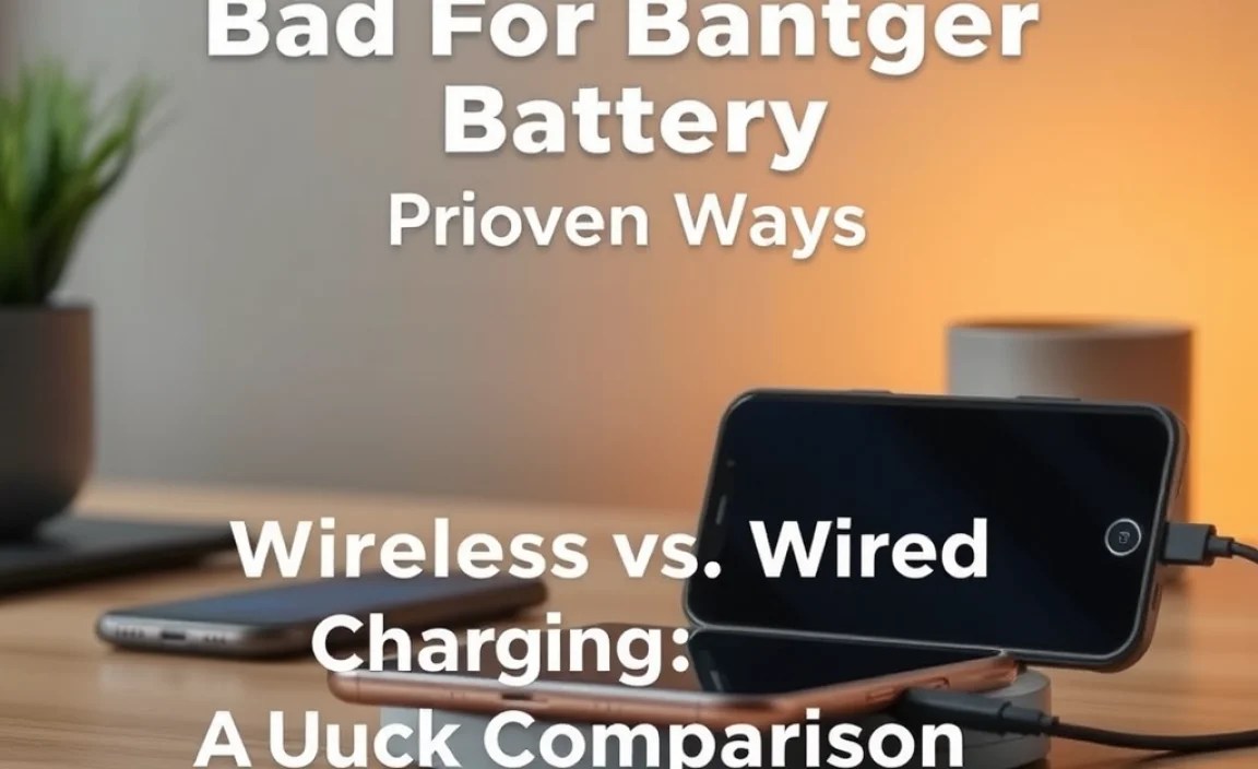 Wireless vs. Wired Charging: A Quick Comparison