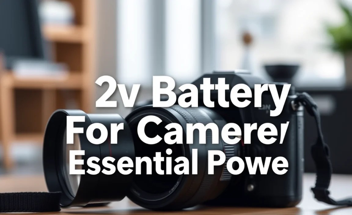 12v Battery For Camera: Essential Power