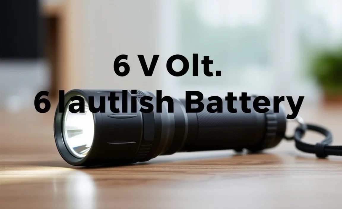 6 Volt Flashlight Battery: Best Power