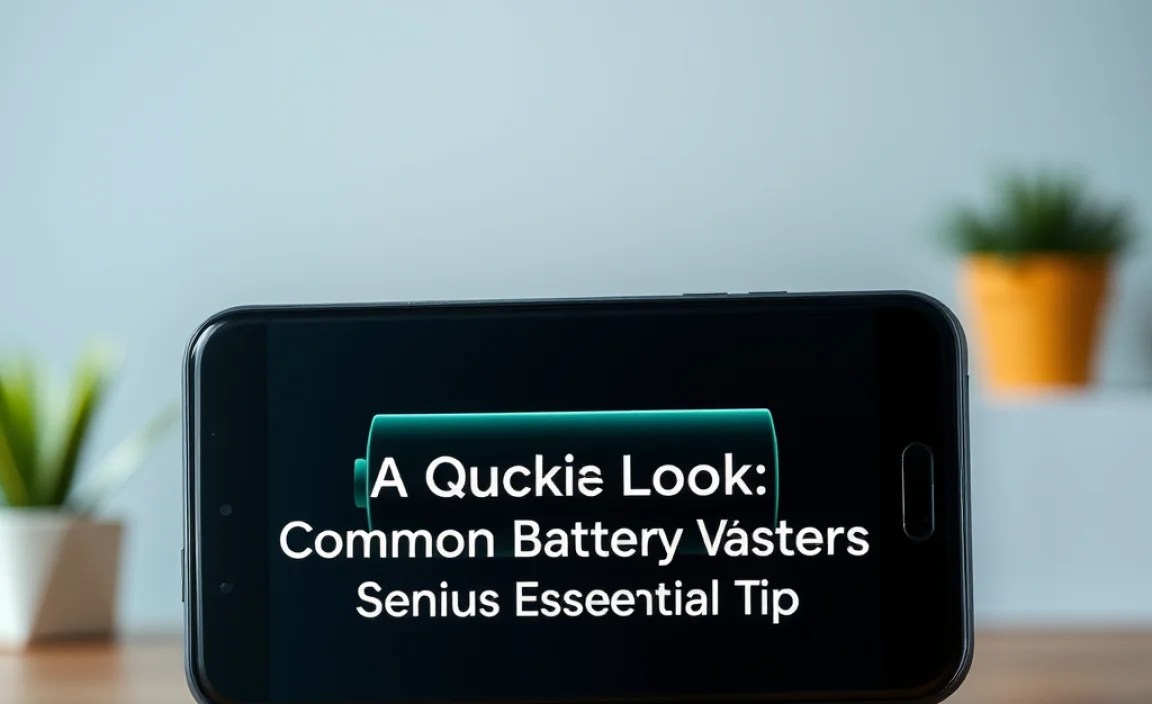 A Quick Look: Common Battery Wasters