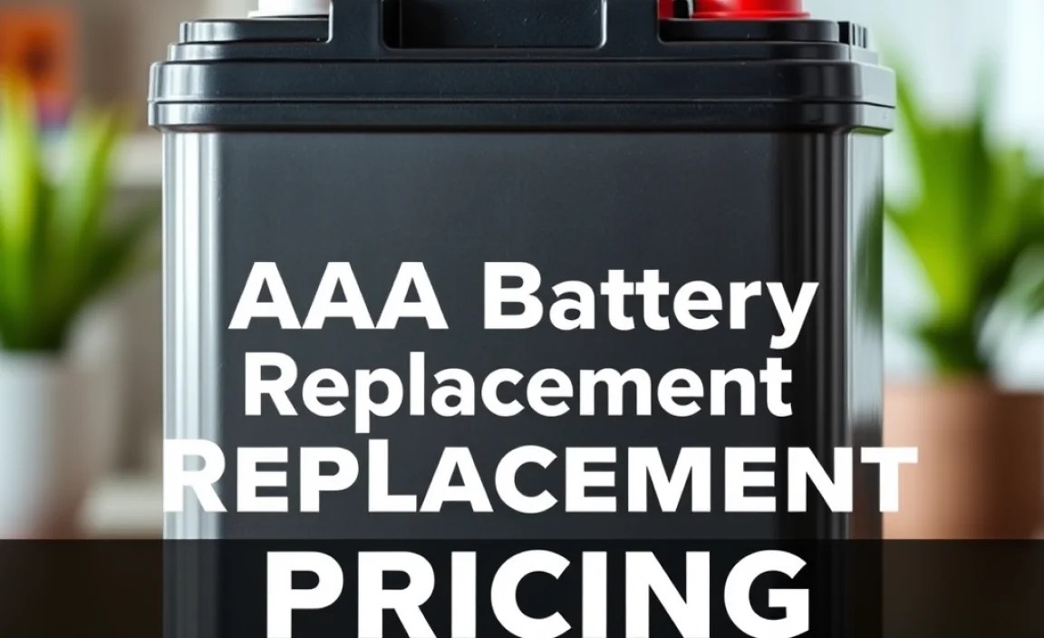 AAA Battery Replacement: Affordable Pricing
