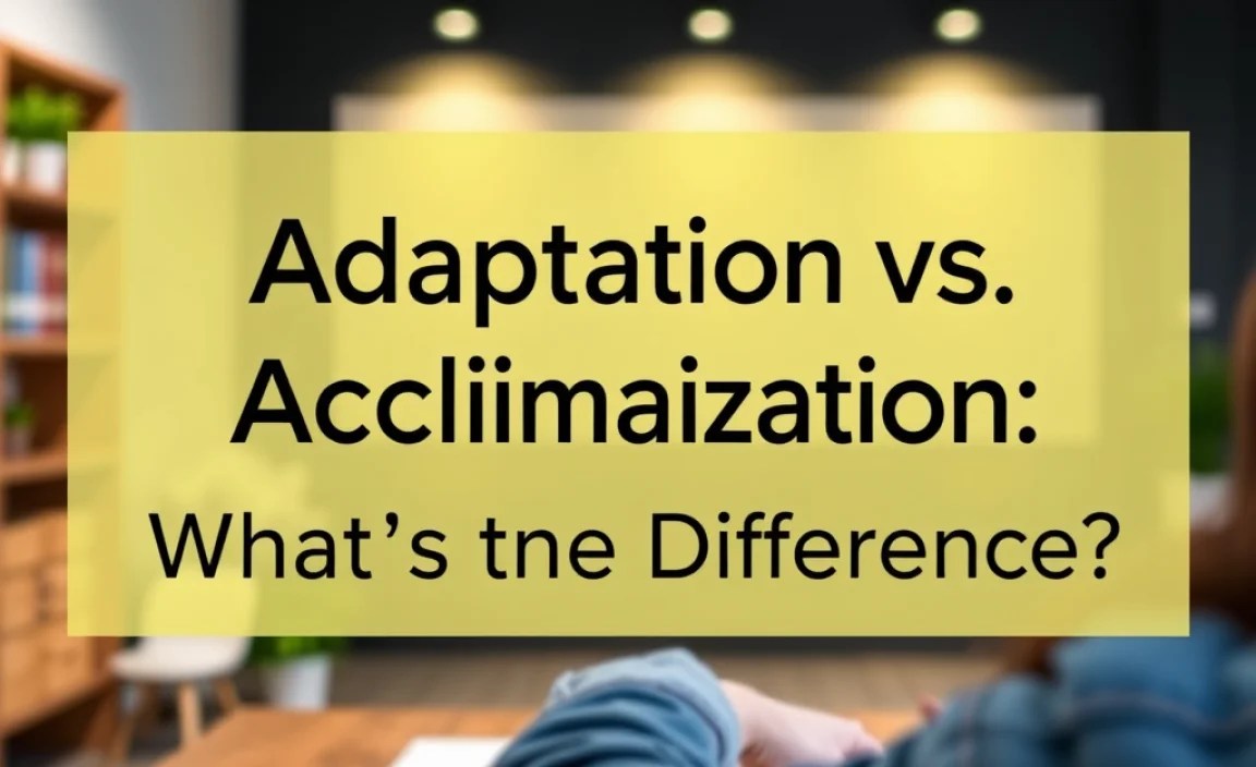 Adaptation vs. Acclimatization: What’s the Difference?